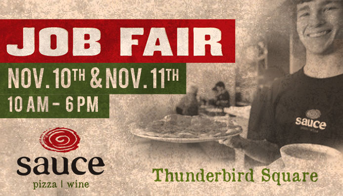 Job Fair November 10th & 11th 10am - 6pm