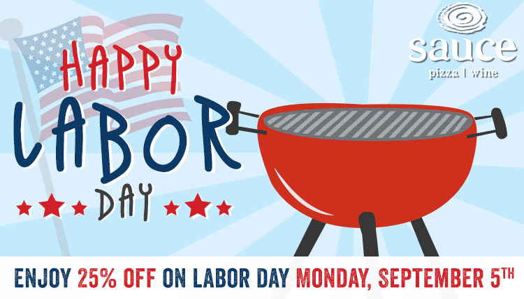 Happy Labor Day - Enjoy 25% off on labor day Monday, September 5th