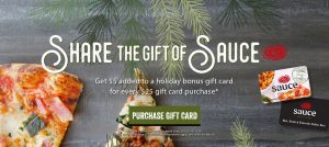 Sauce Holiday Bonus
