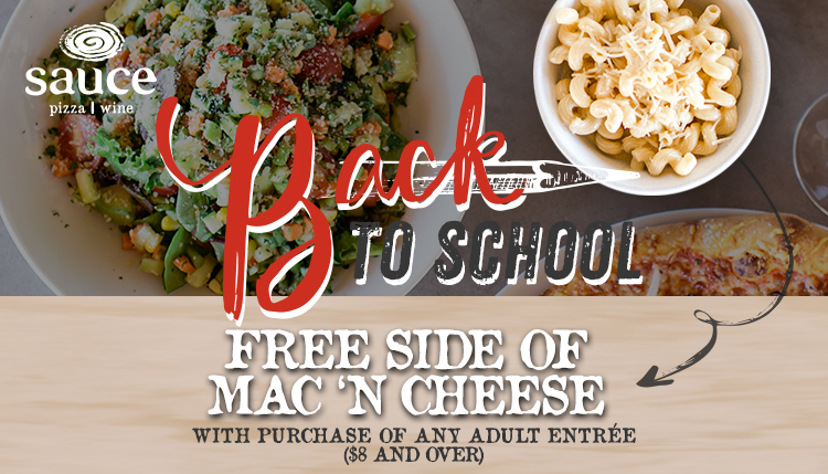 Back to School - Free side of Mac 