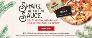 Share the gift of Sauce