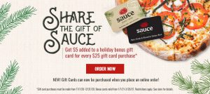 Share the gift of Sauce