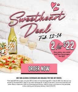 Sweetheart Deal 2 for $22