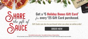 Holiday Bonus Gift Card