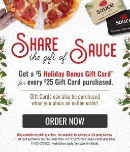 Holiday Bonus Gift Card