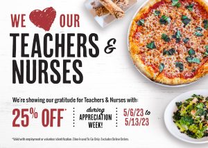 National Teacher and Nurses Appreciation Week art