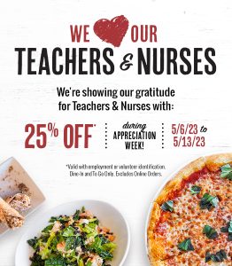 National Teacher and Nurses Appreciation Week art